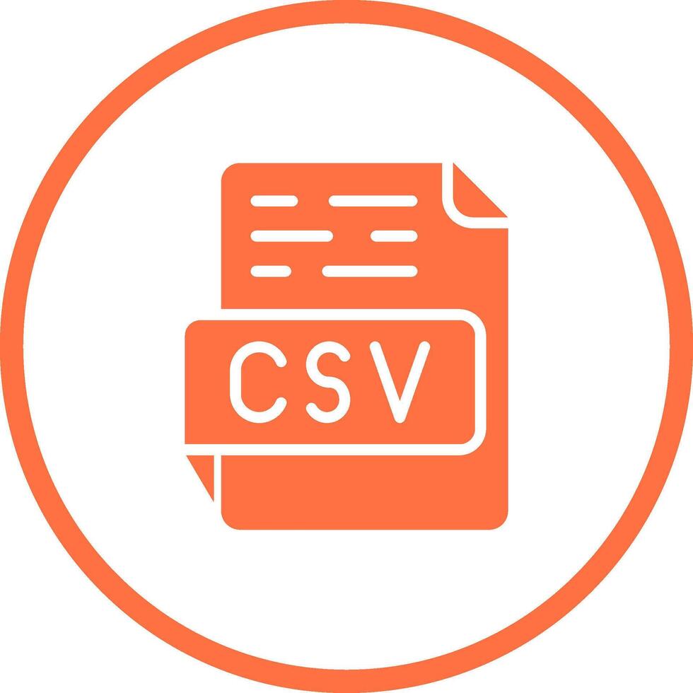 CSV Vector Icon