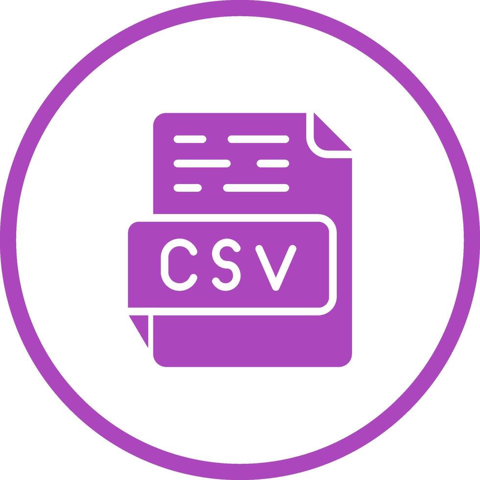 CSV Vector Icon