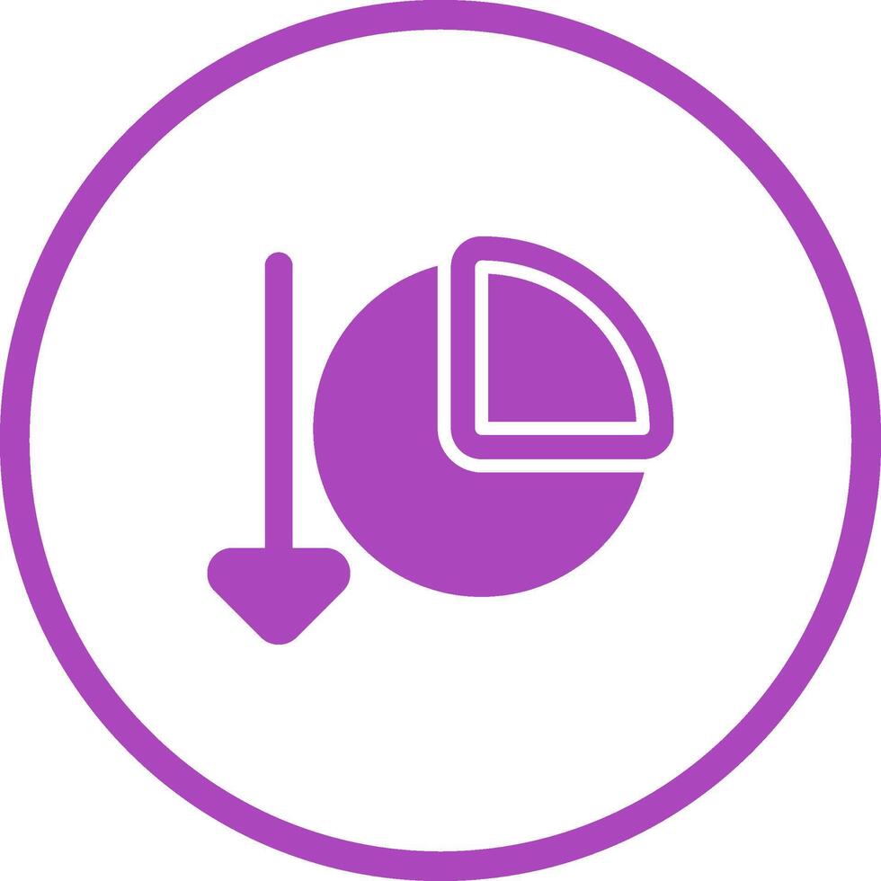 Chart Decreasing Vector Icon