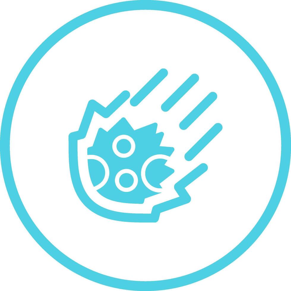 Meteor Vector Icon