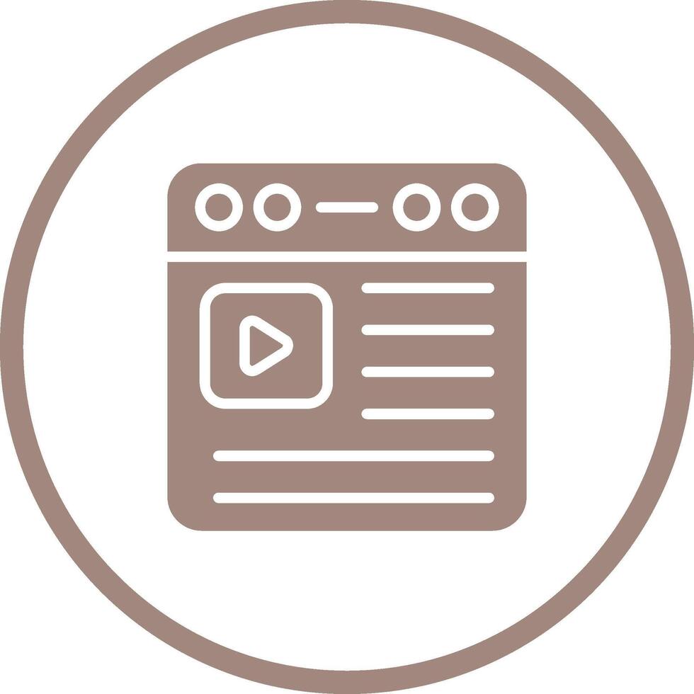 Video Vector Icon