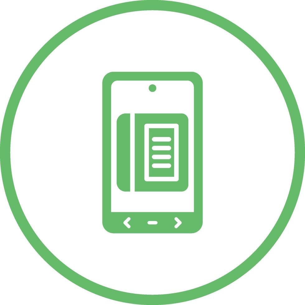 E Book Vector Icon