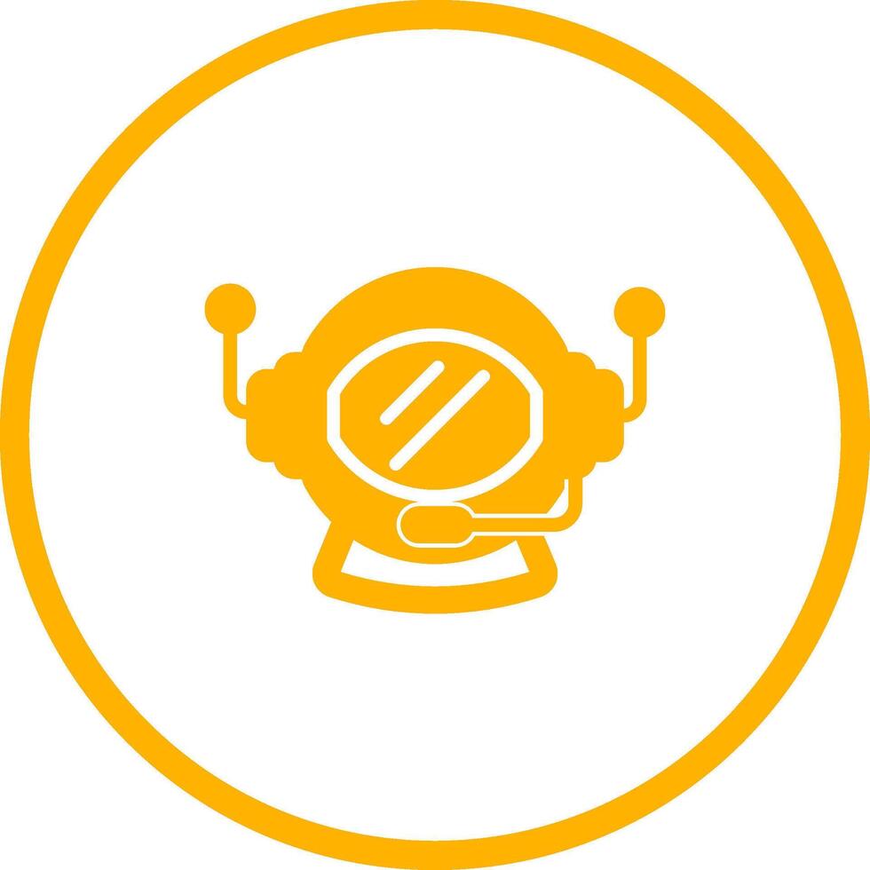 Astronaut Helmet Vector Icon