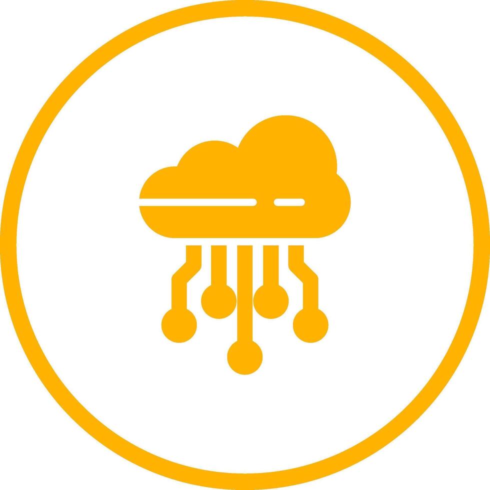 Cloud Computing Vector Icon