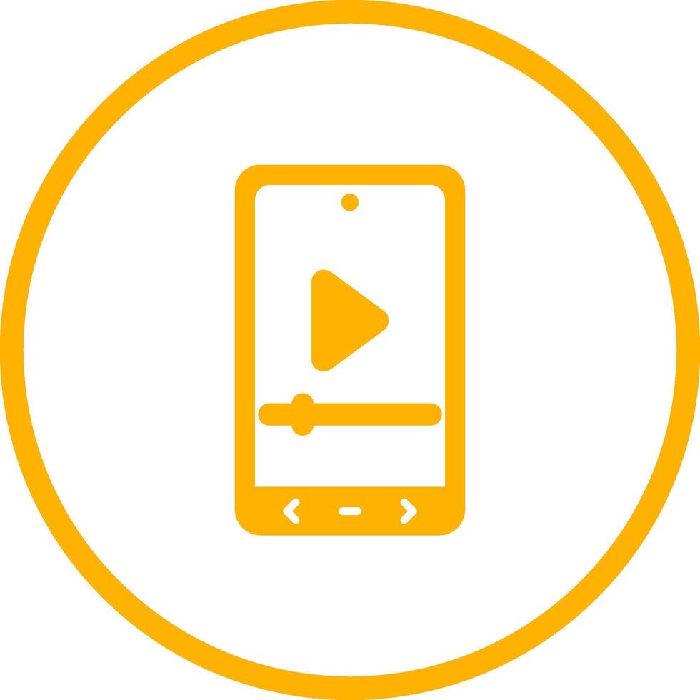 Video Player Vector Icon