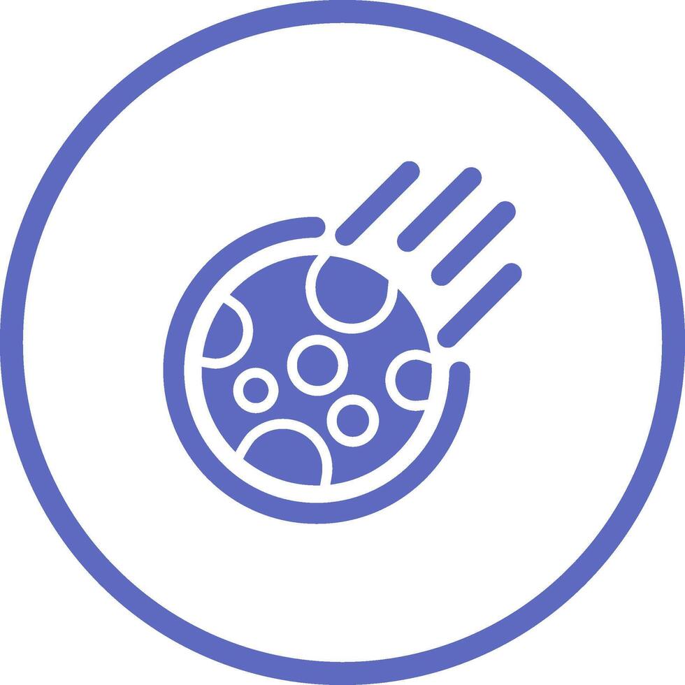 Meteor Vector Icon