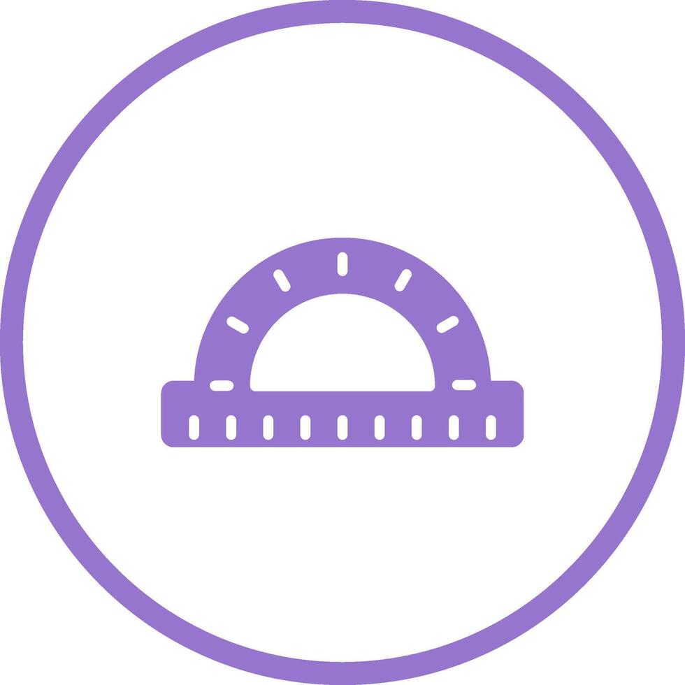 Protractor Vector Icon