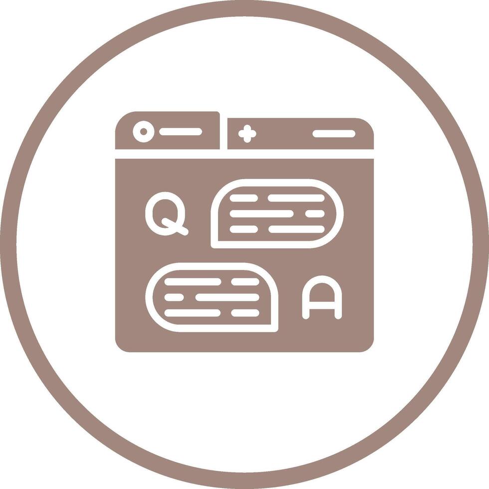 Forum Vector Icon