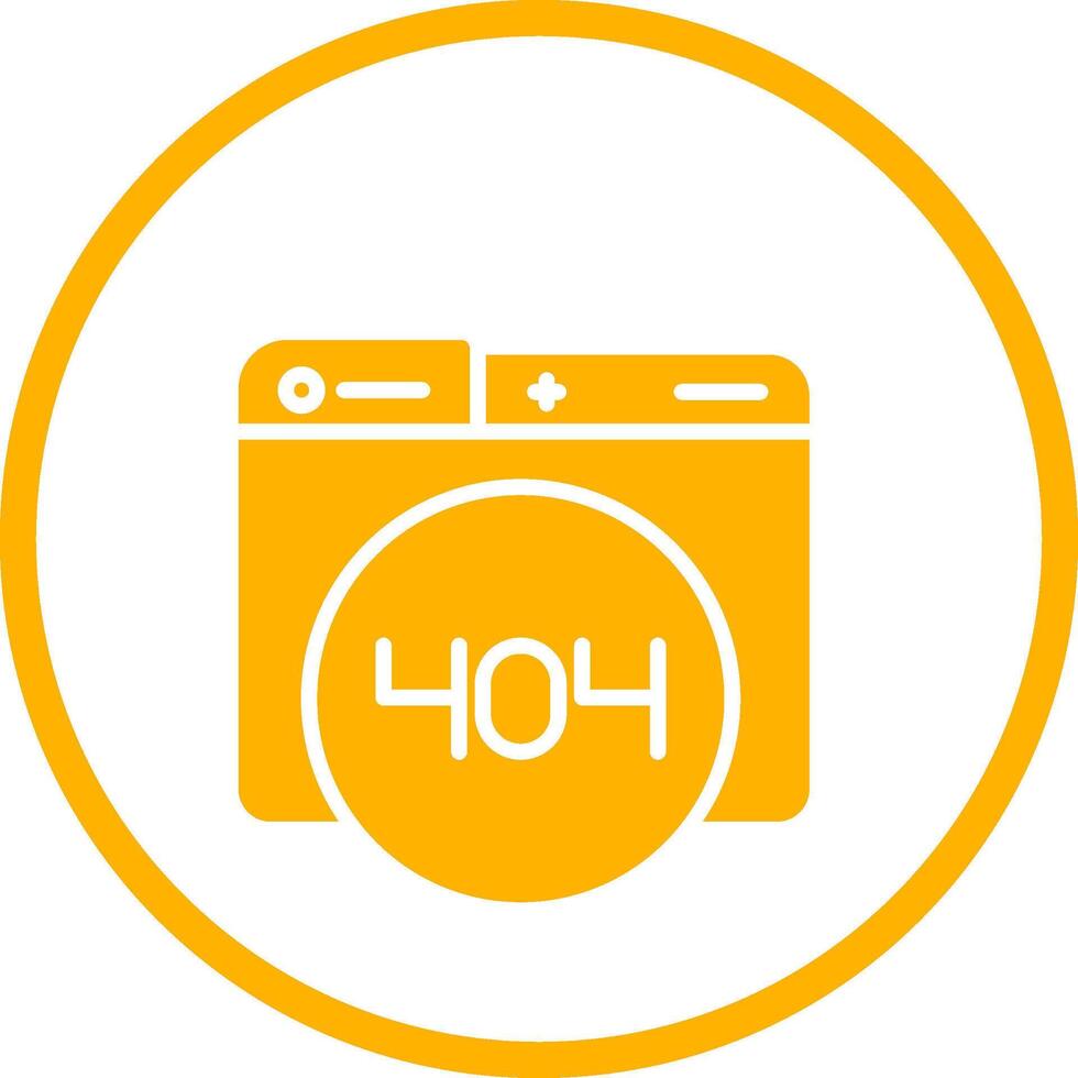 404 Error Vector Icon
