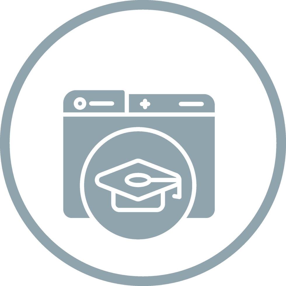 Online Education Vector Icon