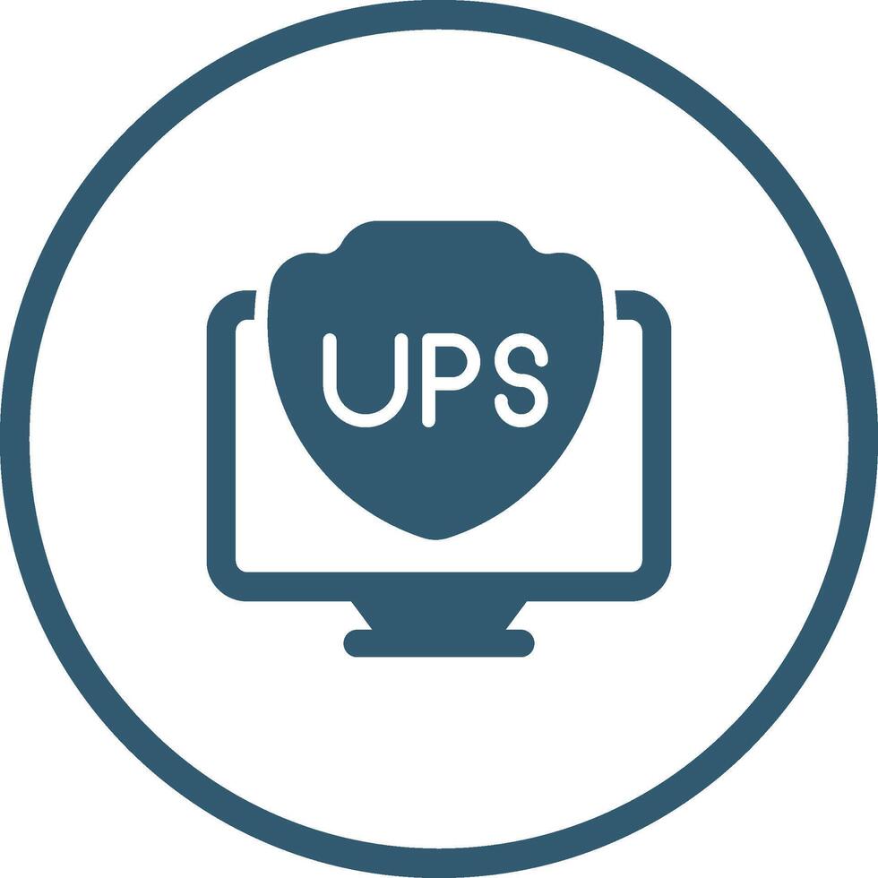 UPS vector icono