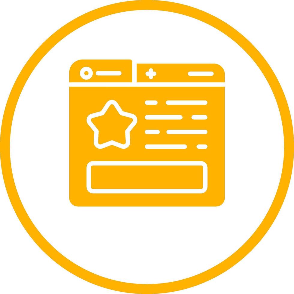 Favourite Page Vector Icon