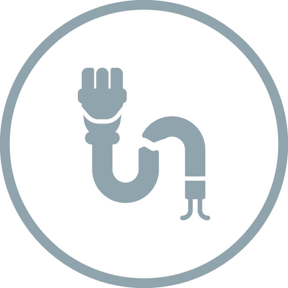Brocken Cable Vector Icon