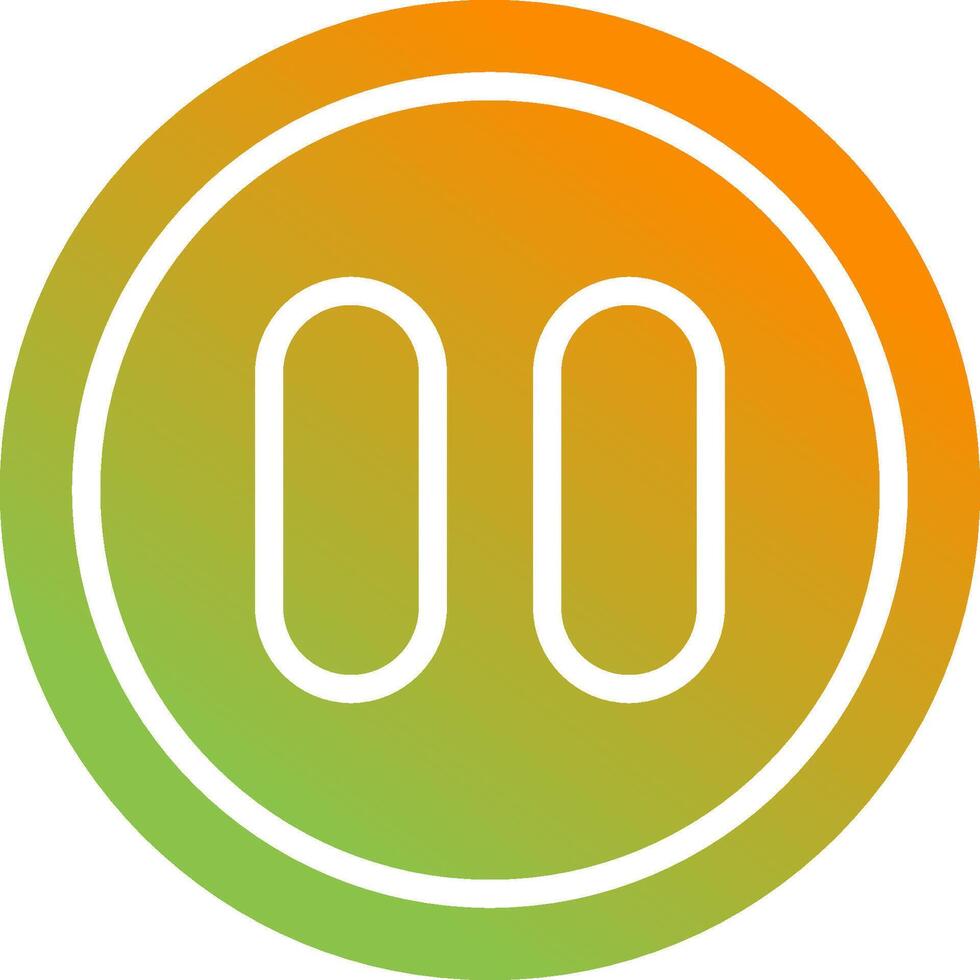 Pause Button Vector Icon