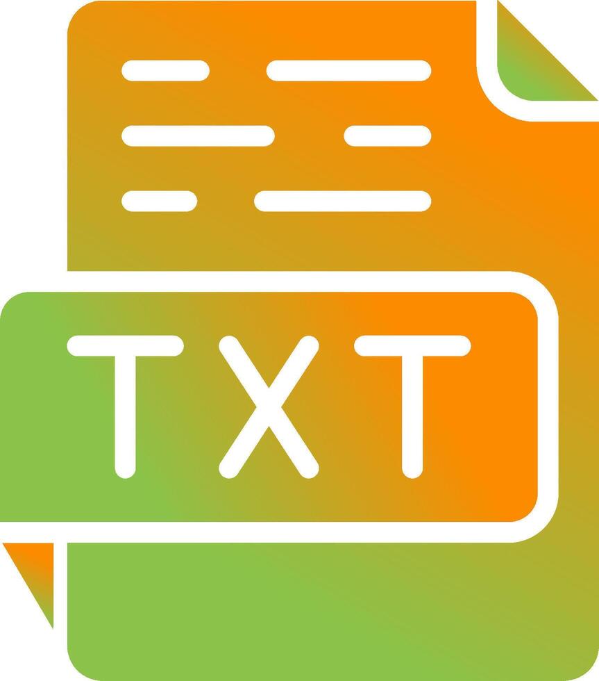 TXT Vector Icon