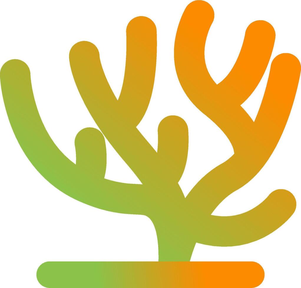 icono de vector de coral