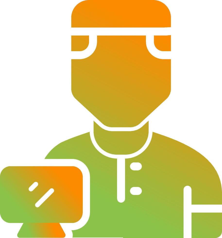 Working Man Vector Icon