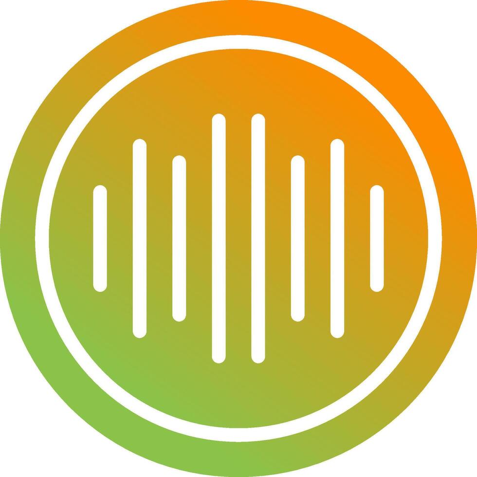 Audio Spectrum Vector Icon