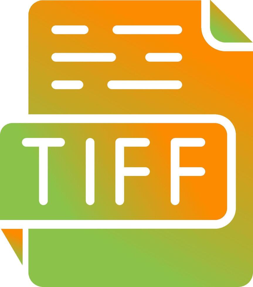 TIFF Vector Icon