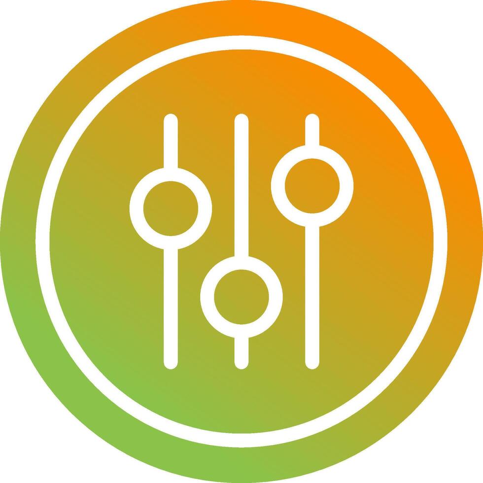Audio Equalizer Vector Icon