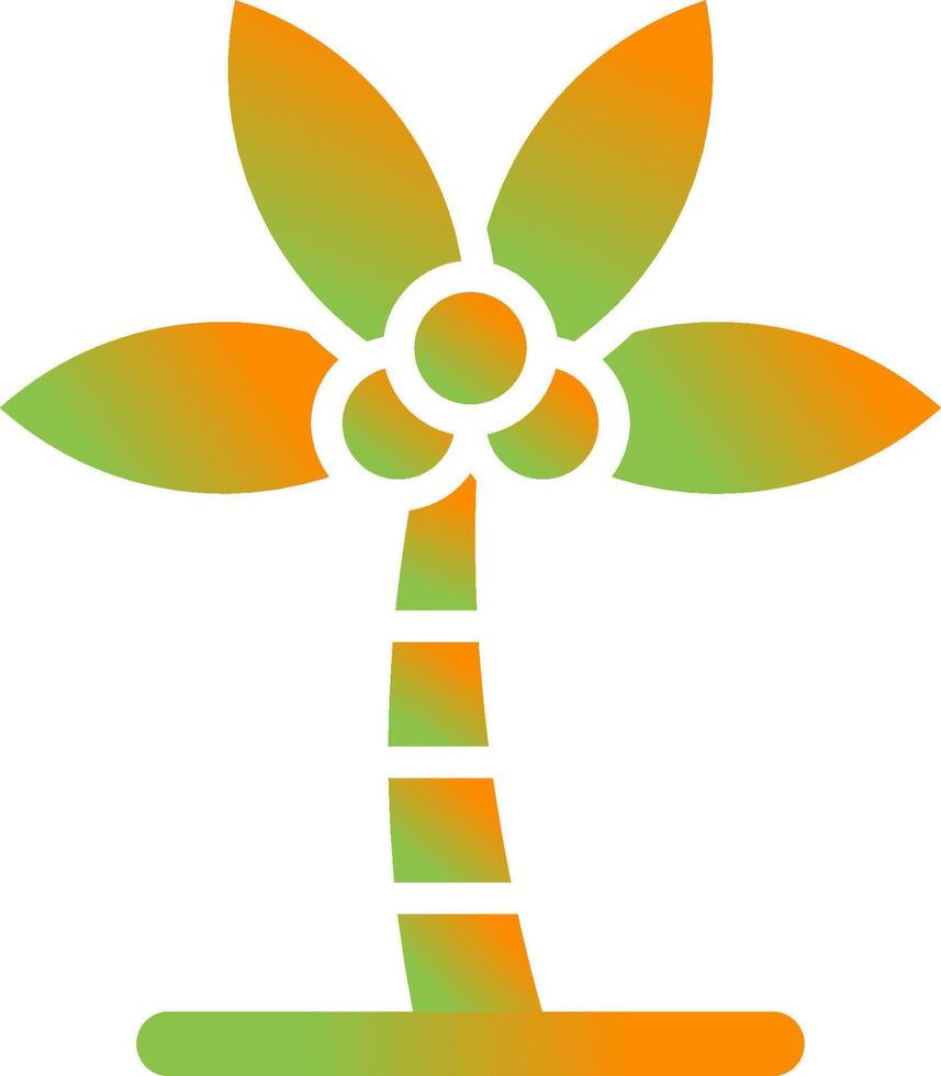Palm tree Vector Icon