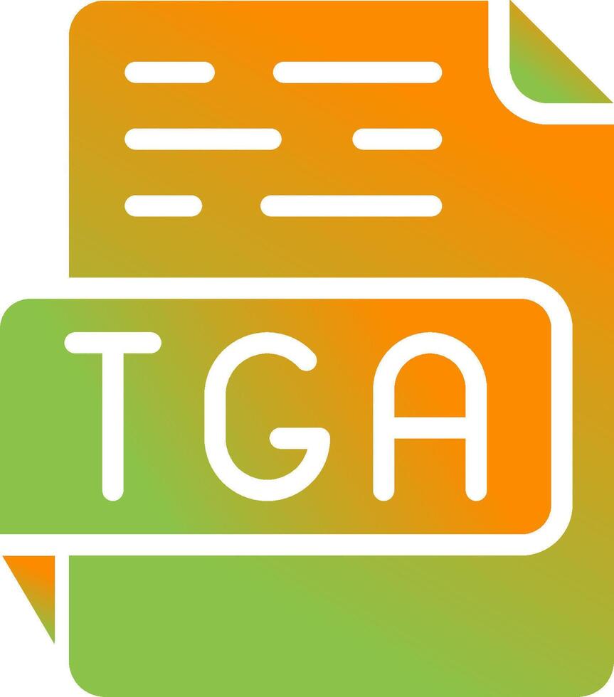 tga vector icono