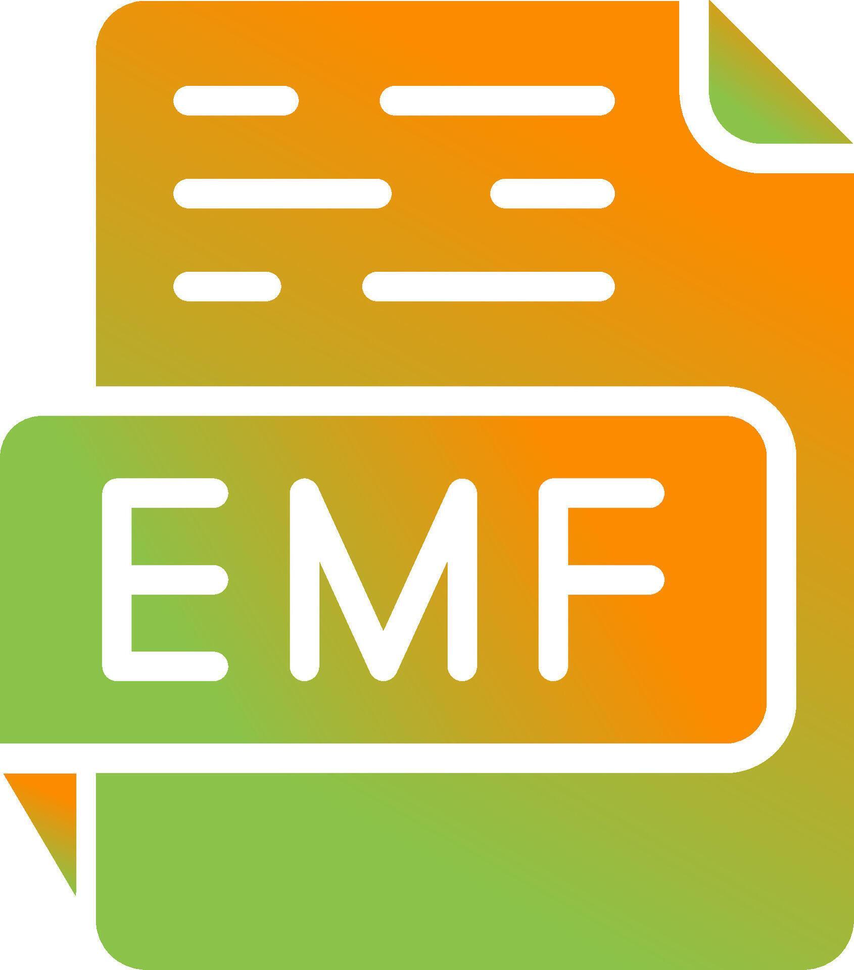 EMF Vector Icon 40044080 Vector Art at Vecteezy