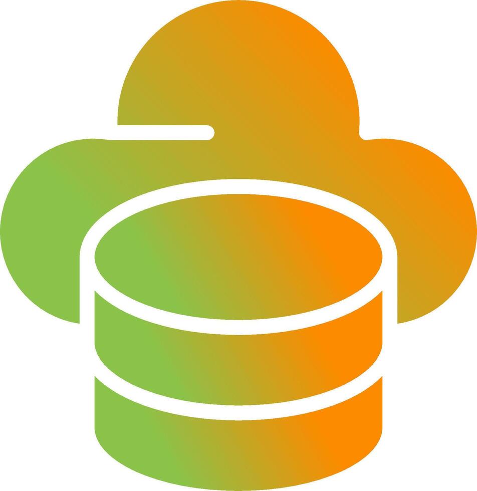 mysql hospedaje vector icono