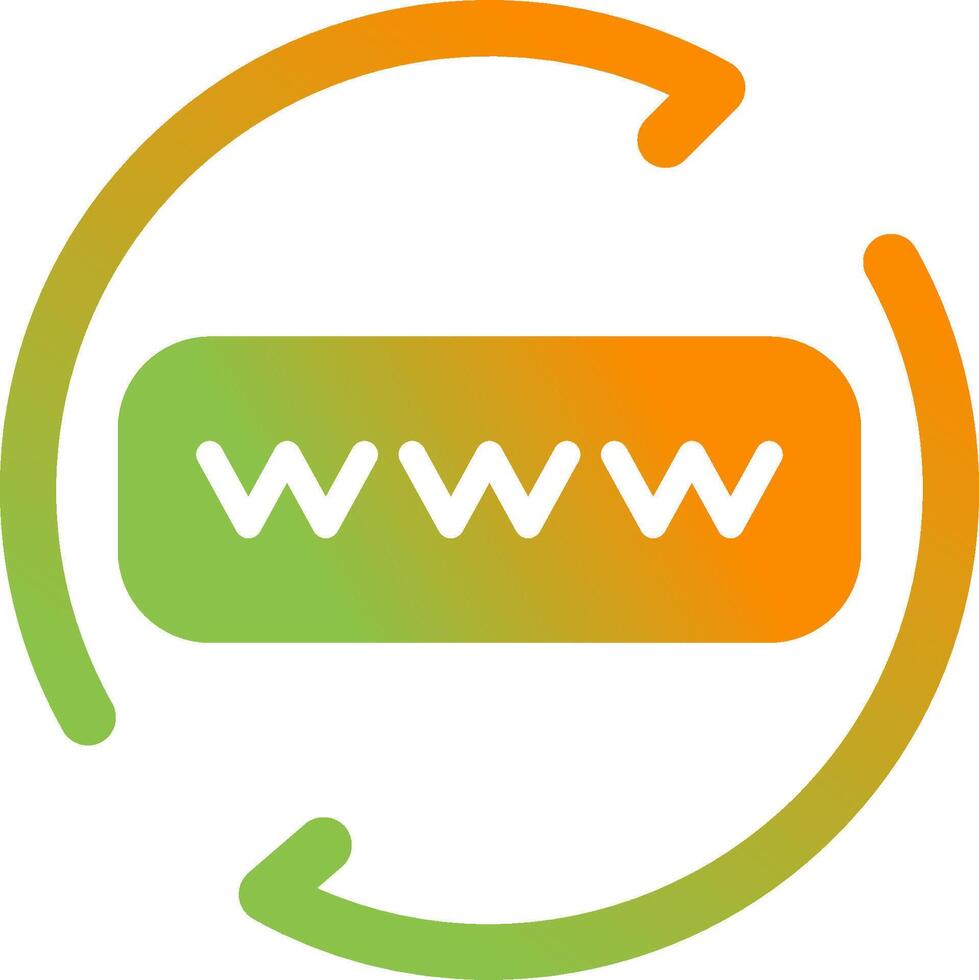 Domain Renewal Vector Icon