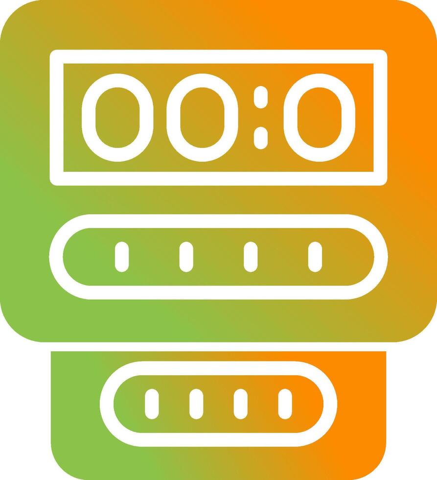 Electric Meter Vector Icon