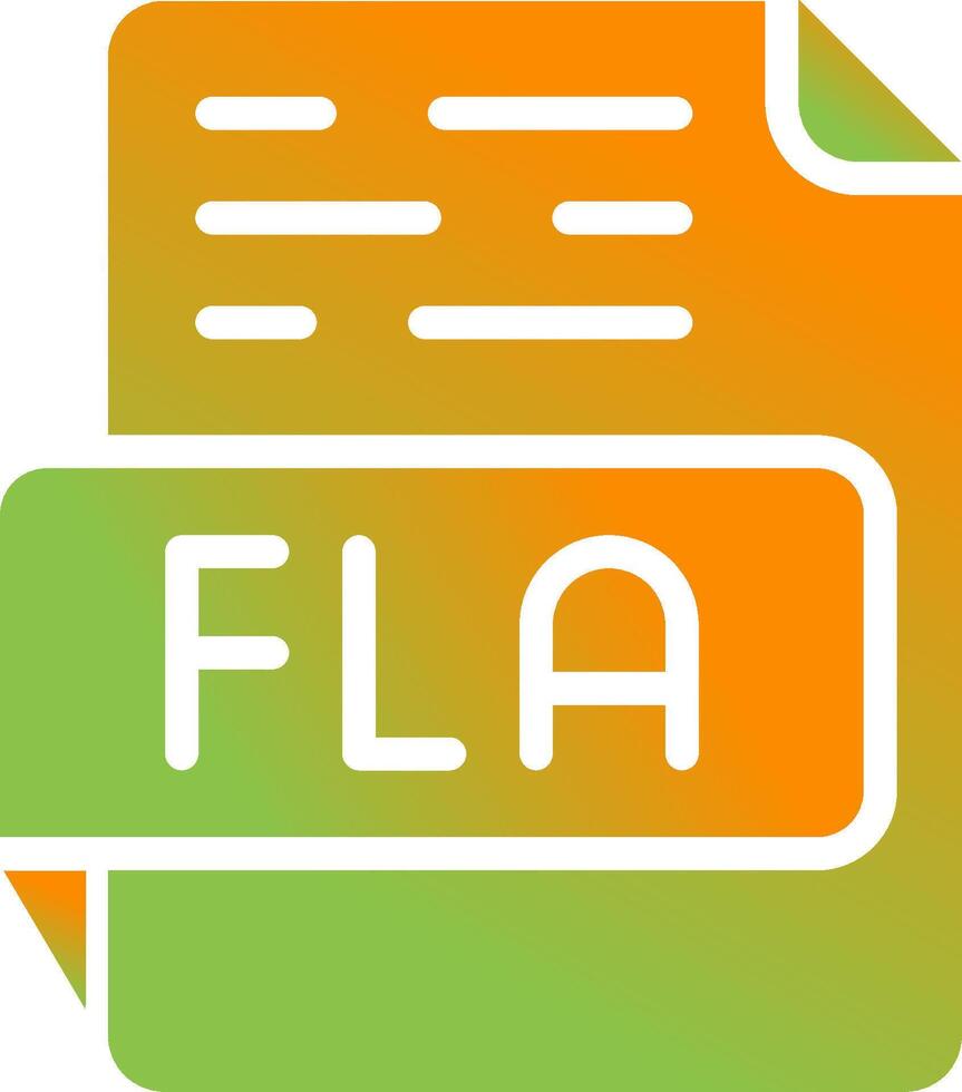 FLA Vector Icon