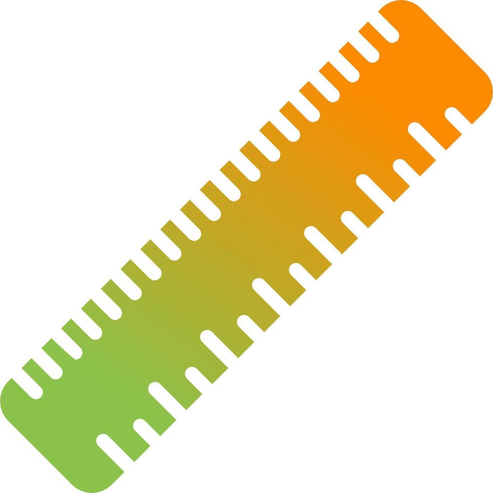 Straight Ruler Vector Icon