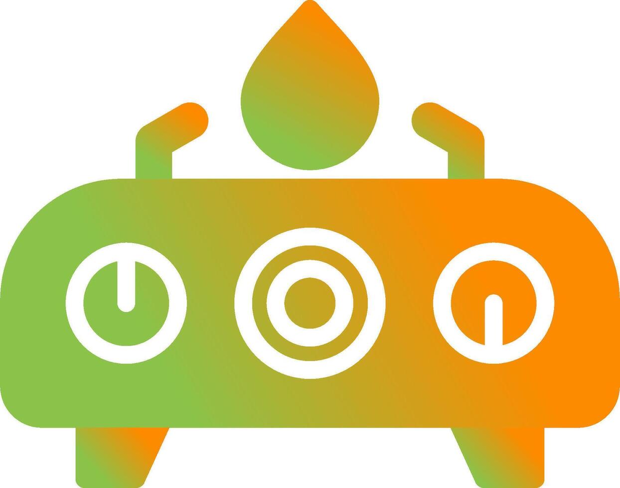 Electric Stove Vector Icon