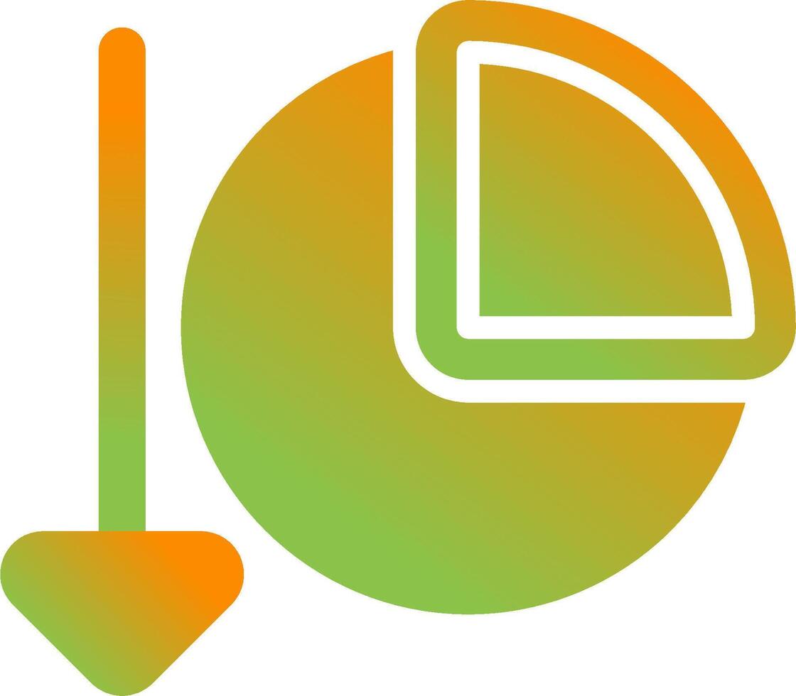 Chart Decreasing Vector Icon