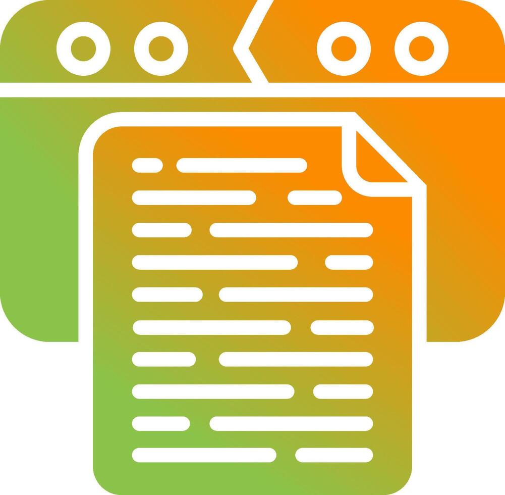 Document Vector Icon