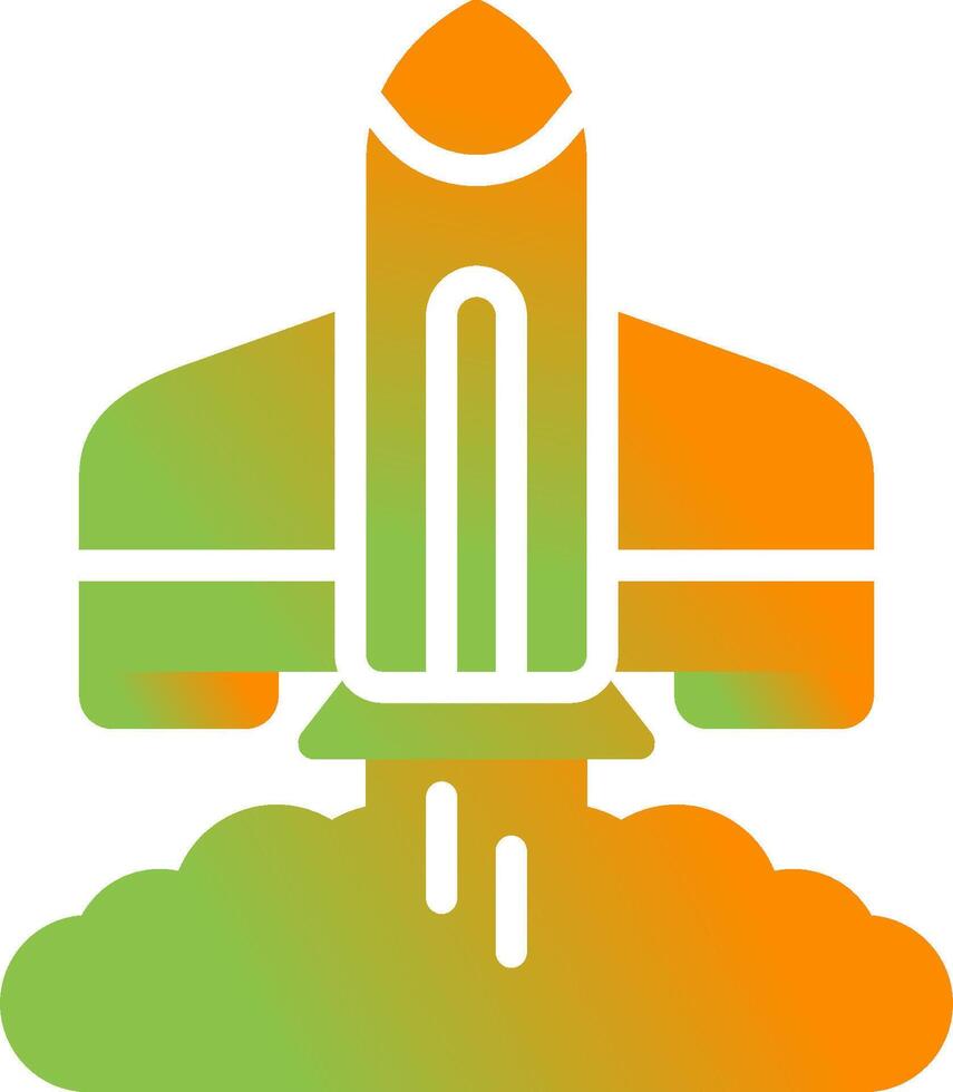 Rocket Launch Vector Icon