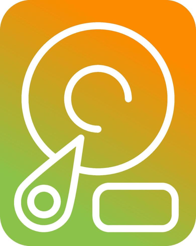 Hard Drive Vector Icon
