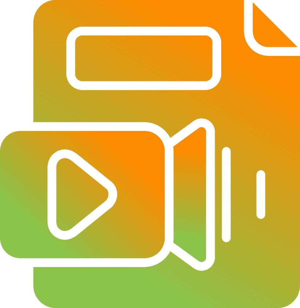 Video File Vector Icon