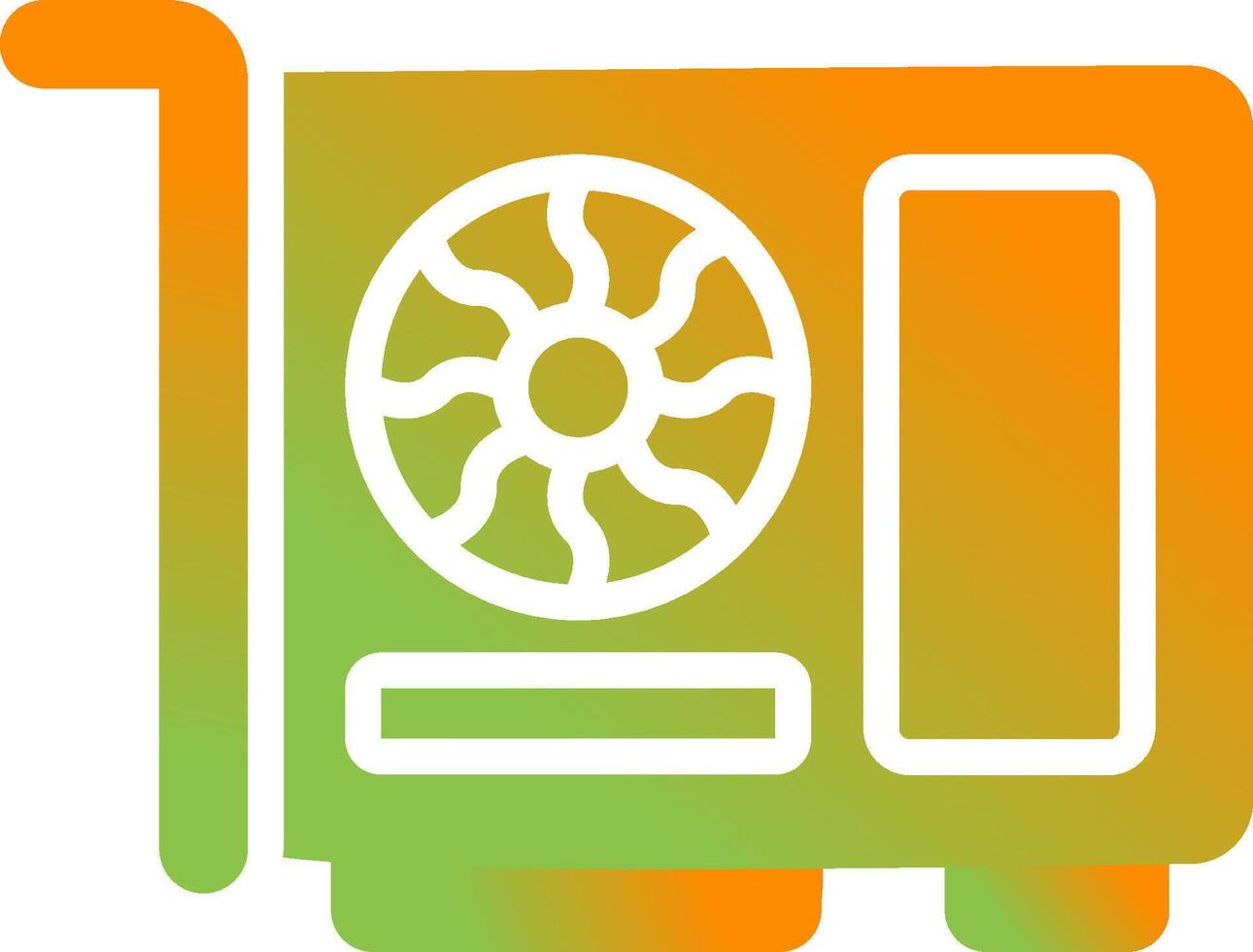 Graphic Card Vector Icon