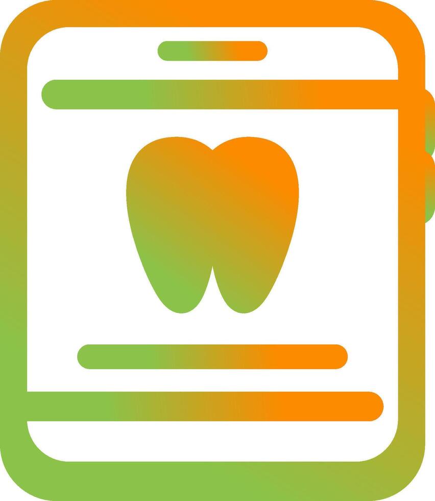 Dentist App Vector Icon