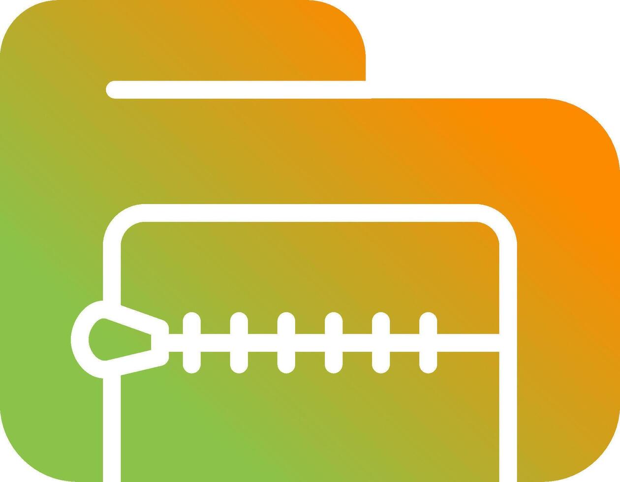 Zip File Vector Icon