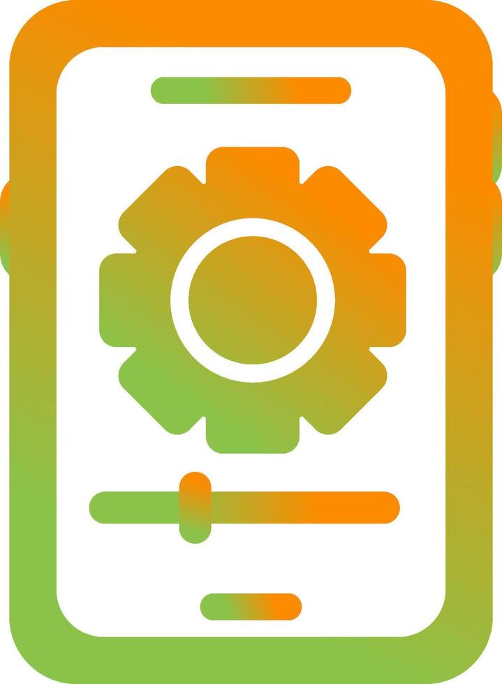 Smartphone Settings Vector Icon
