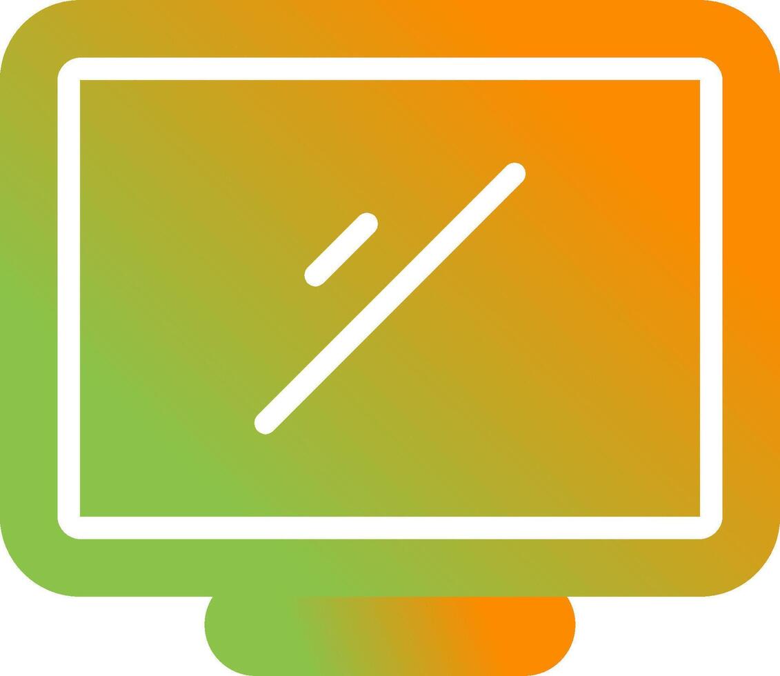 Desktop Computer Vector Icon