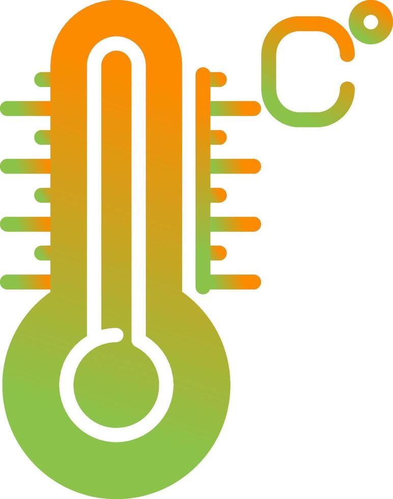 icono de vector de temperatura