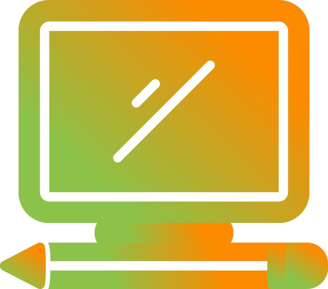 Desktop Computer Vector Icon