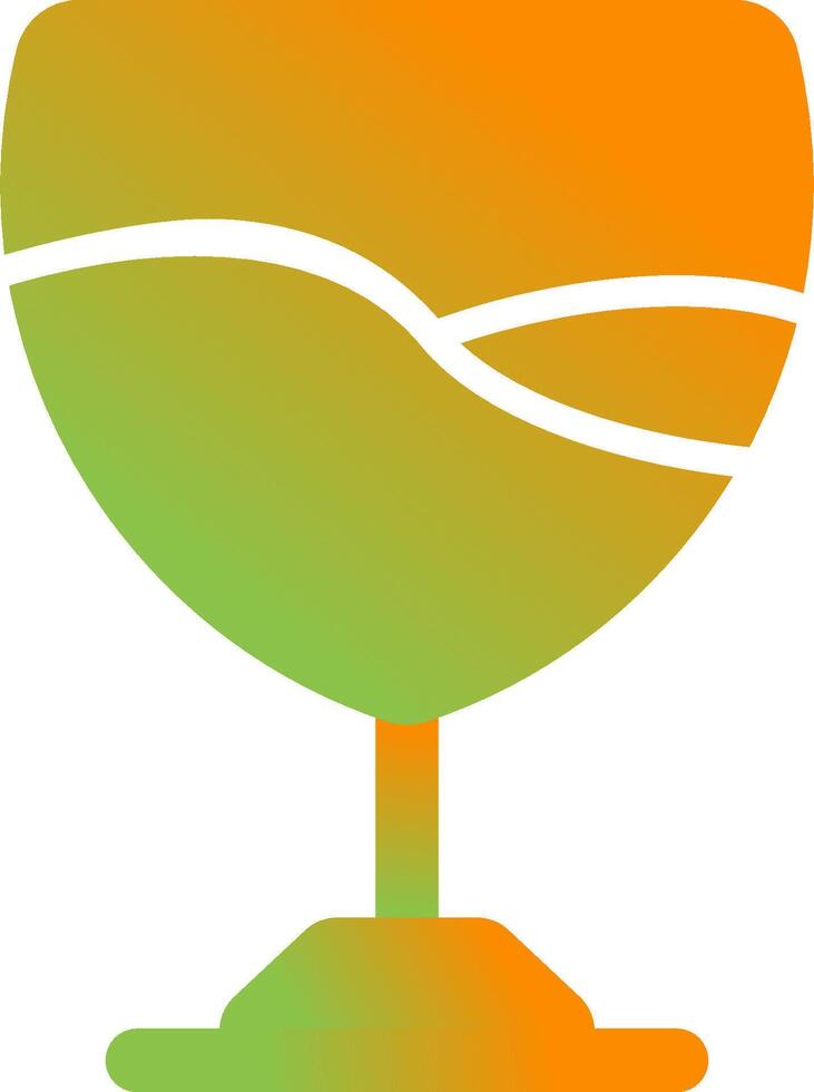 icono de vector de copa de vino