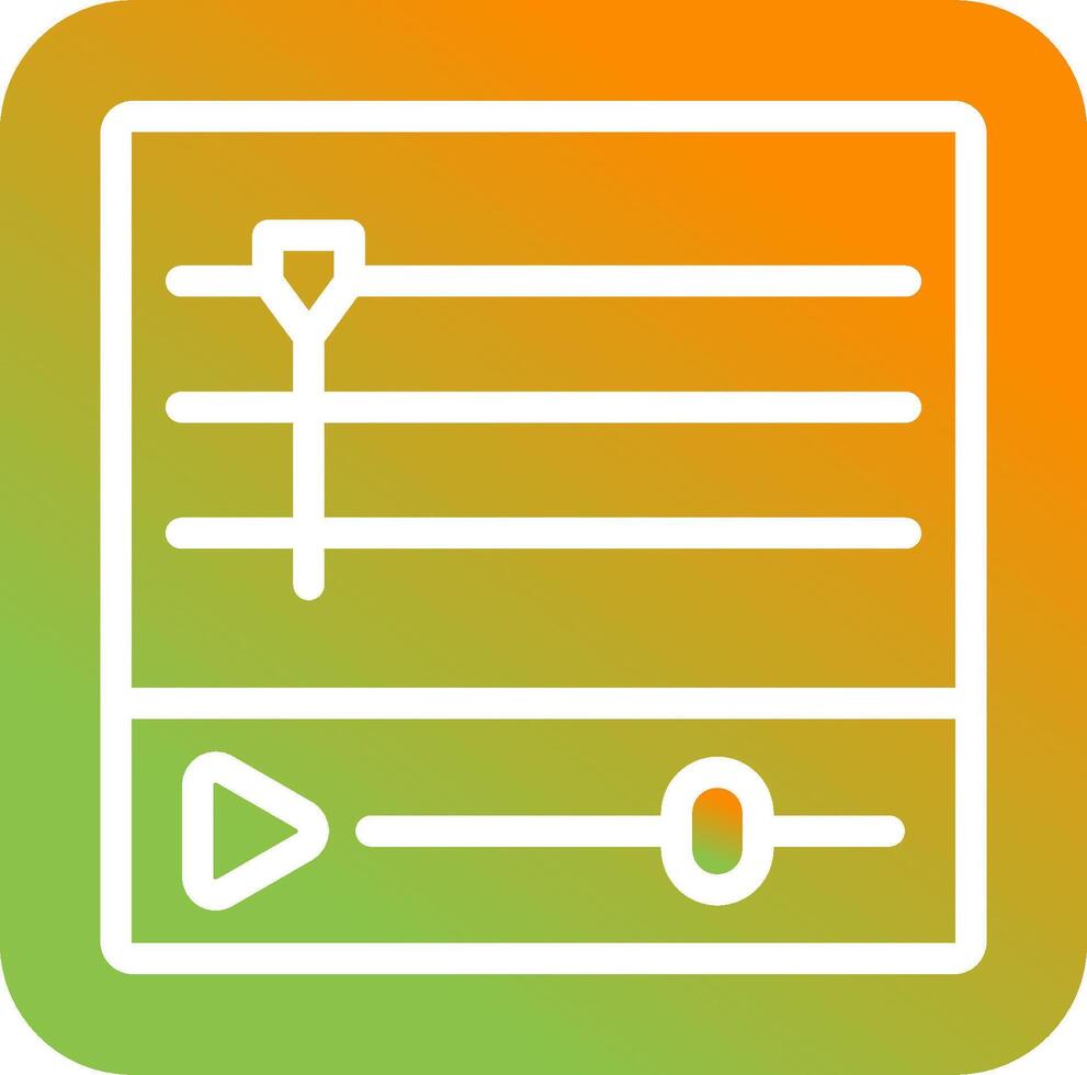 Timeline Vector Icon