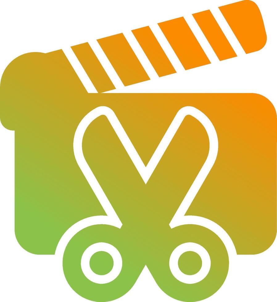 Film Editing Vector Icon