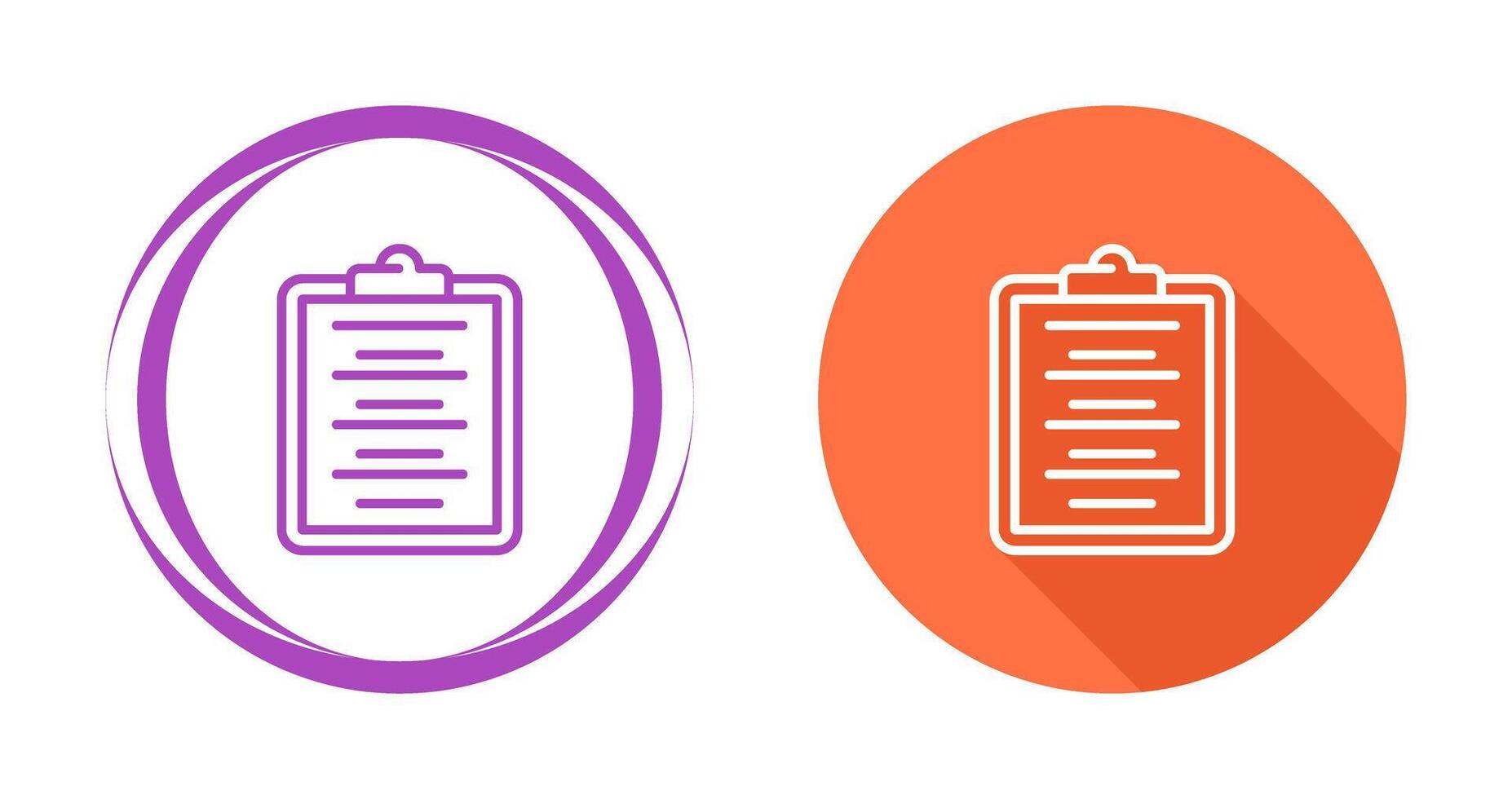 Writing Pad Vector Icon