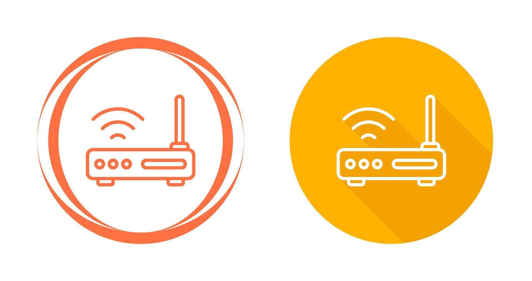 Wifi enrutador vector icono